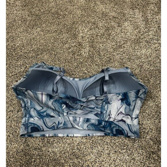 Victoria Secret On Point Sport Bra Blue 38DD EUC - Picture 2 of 3